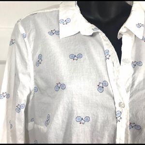 Old Navy button down bicycle shirt